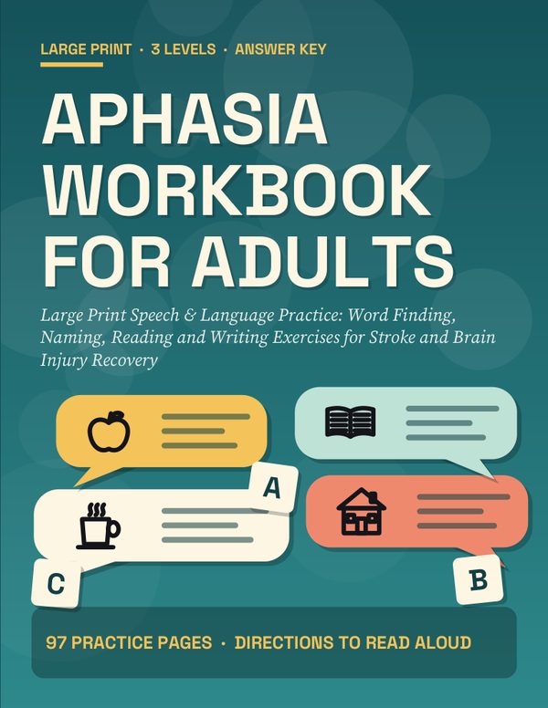 Cover of Aphasia Workbook for Adults
