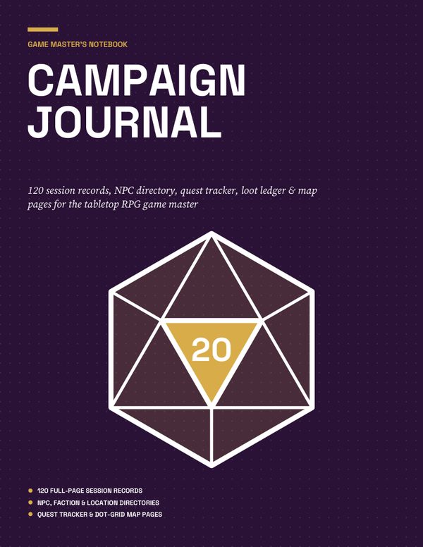 Cover of Campaign Journal for Game Masters