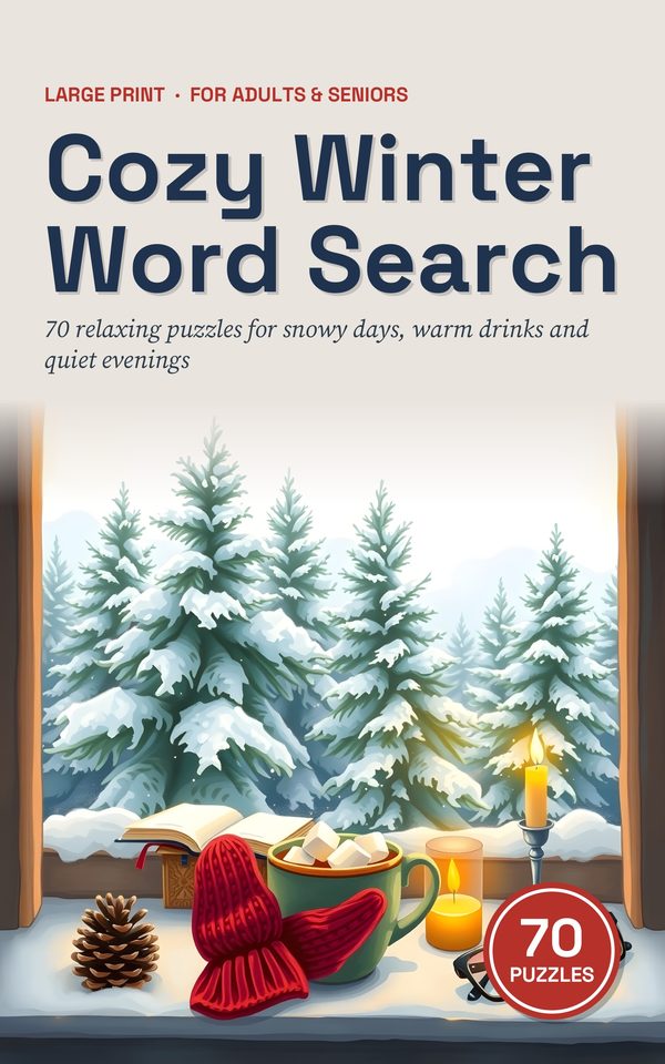 Front cover of Cozy Winter Word Search