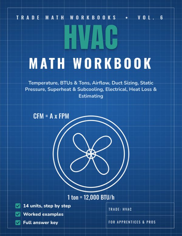 Cover of HVAC Math Workbook