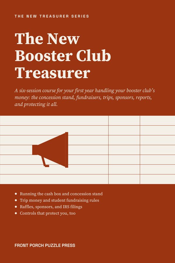 Cover of The New Booster Club Treasurer