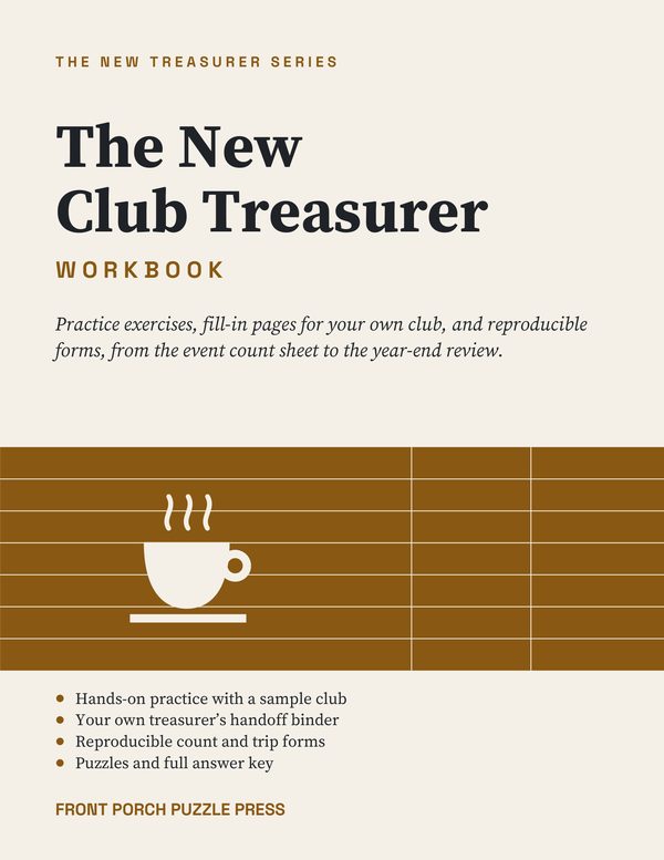 Cover of The New Club Treasurer Workbook