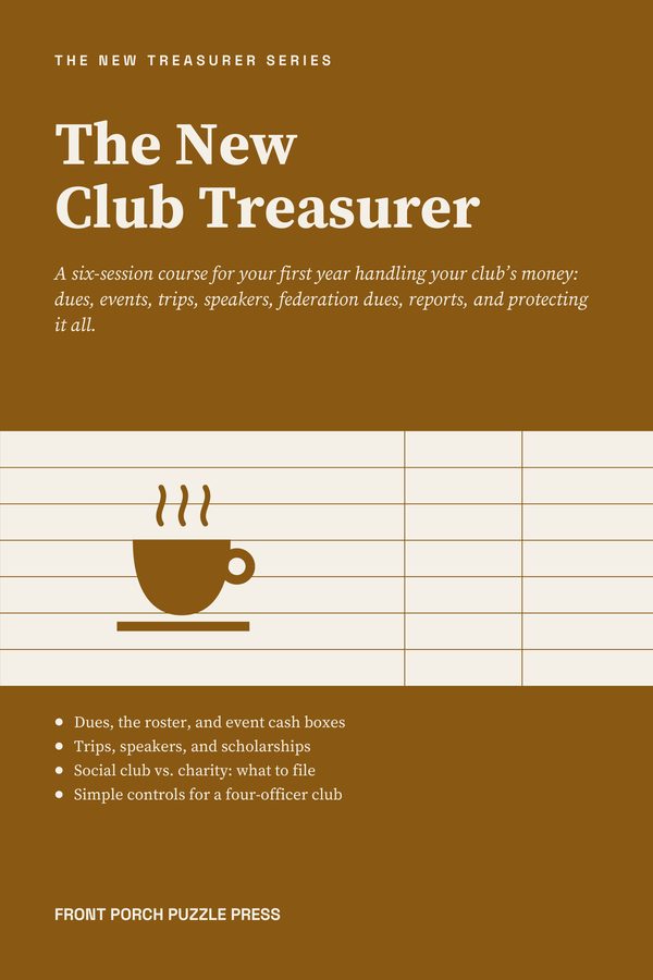 Cover of The New Club Treasurer