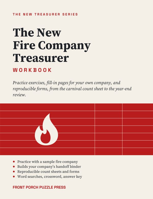 Front cover of The New Fire Company Treasurer Workbook