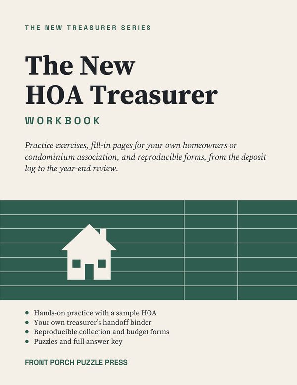 Cover of The New HOA Treasurer Workbook