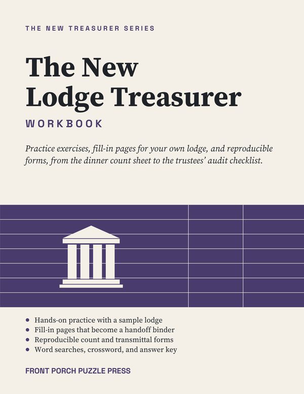 Cover of The New Lodge Treasurer Workbook