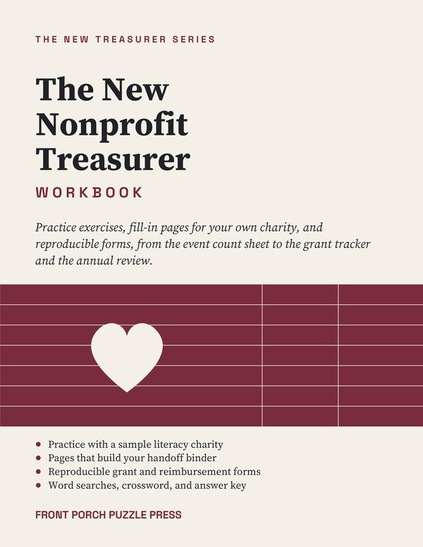 Cover of The New Nonprofit Treasurer Workbook