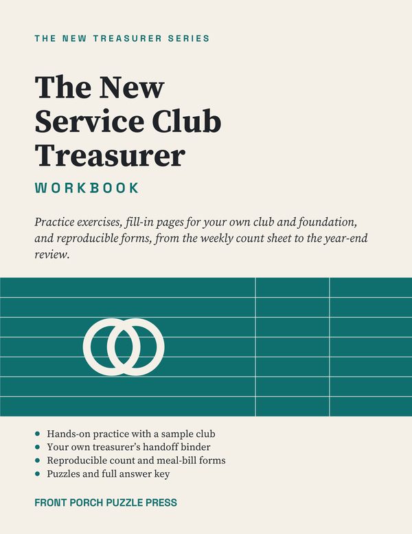 Cover of The New Service Club Treasurer Workbook
