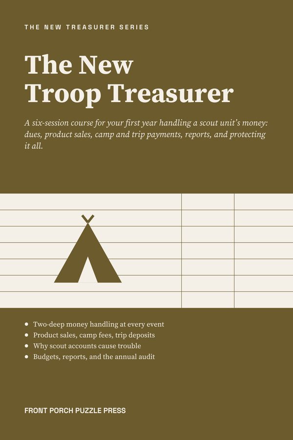 Front cover of The New Troop Treasurer