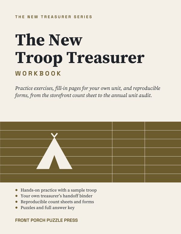 Front cover of The New Troop Treasurer Workbook