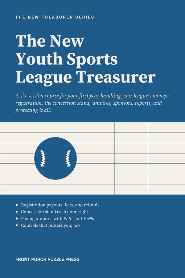 Front cover of The New Youth Sports League Treasurer