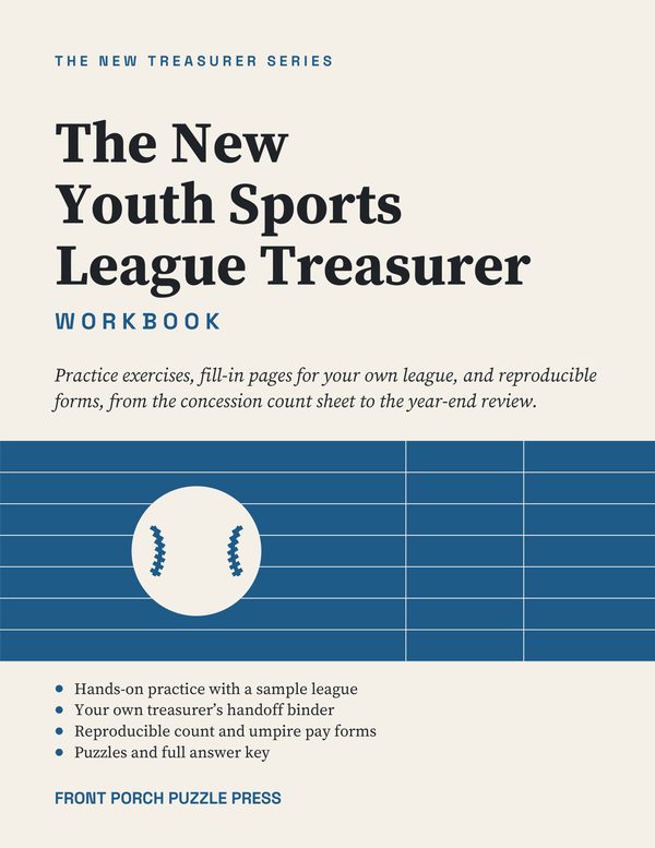 Cover of The New Youth Sports League Treasurer Workbook