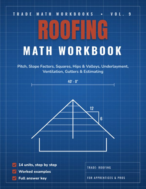 Cover of Roofing Math Workbook