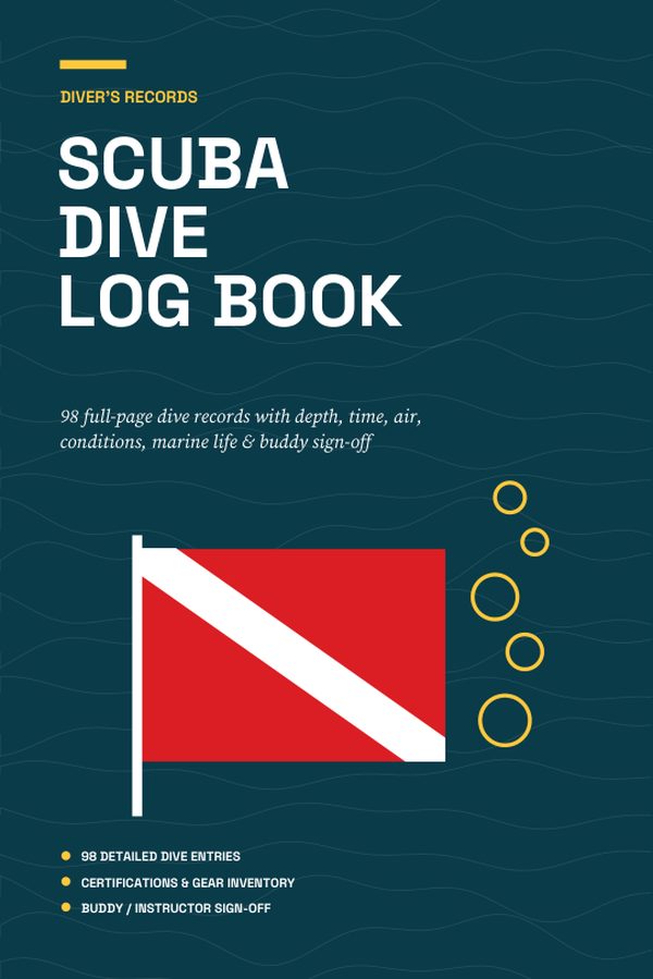 Cover of Scuba Dive Log Book