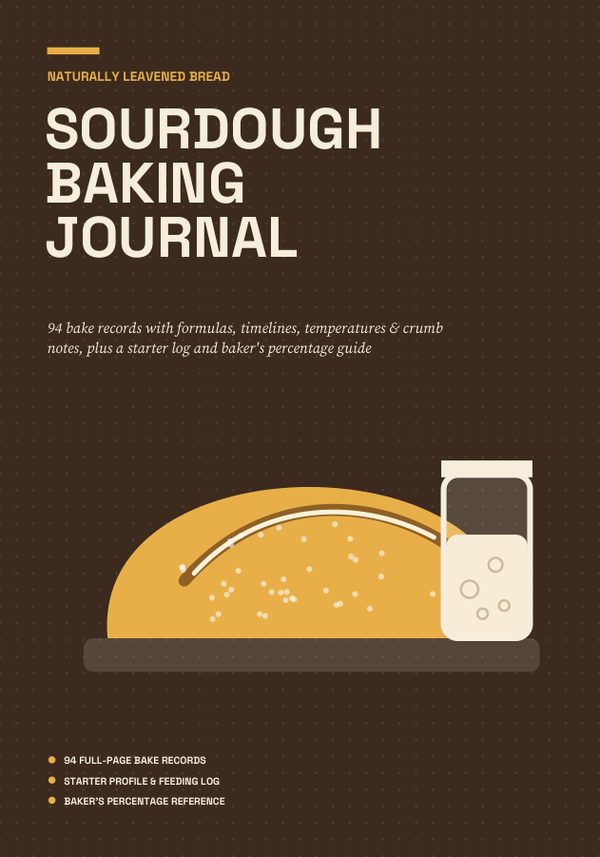 Cover of Sourdough Baking Journal