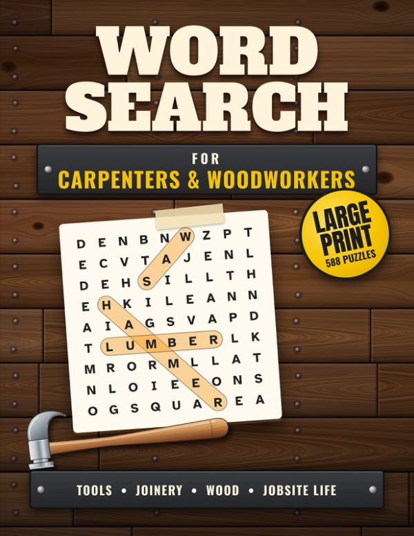Cover of Word Search for Carpenters & Woodworkers