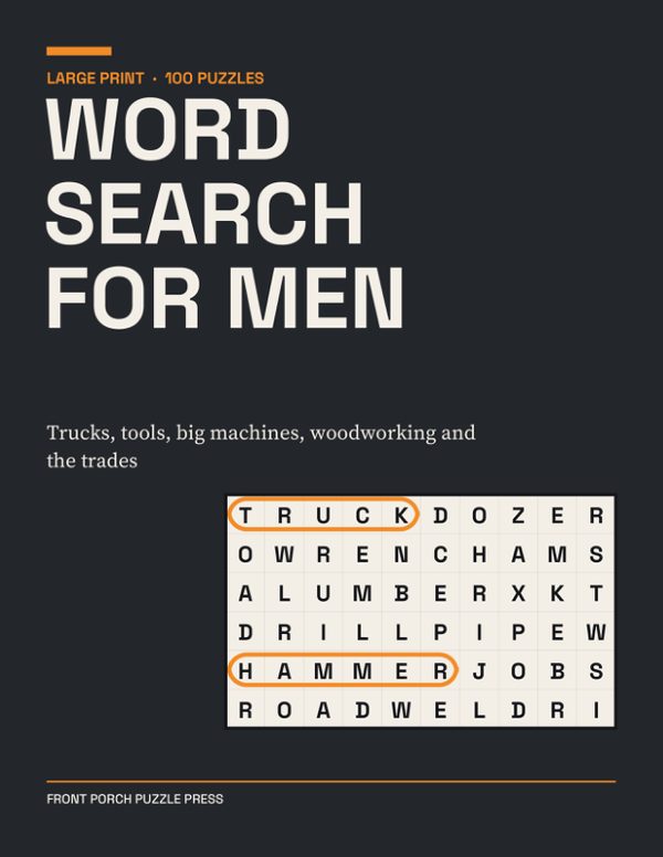 Cover of Word Search for Men