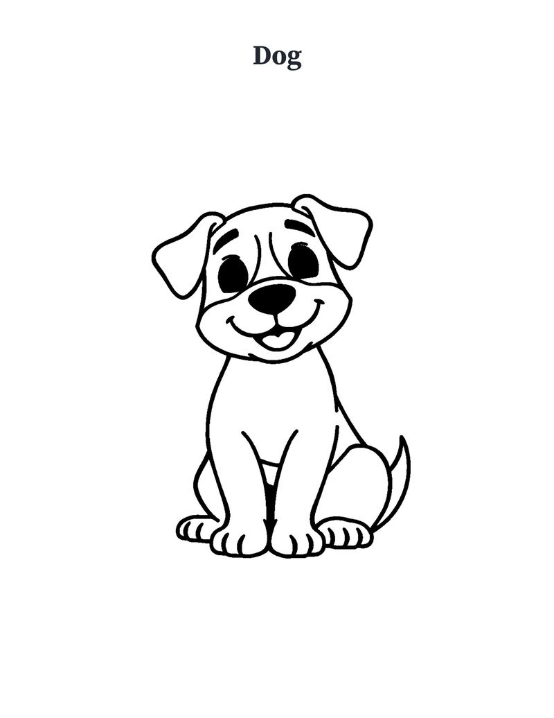 Animal Coloring Pages for Seniors: Farm & Friends Memory Care Printable: Preview 3