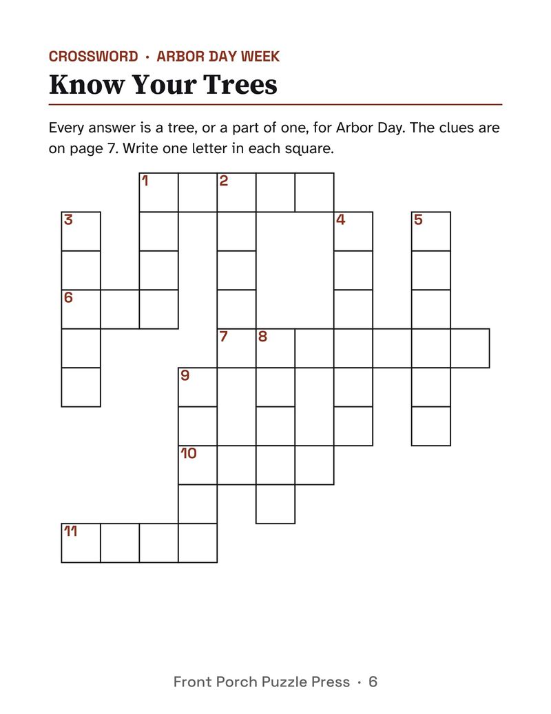 April Activities for Seniors: April 2027 Large Print Activity Packet (Printable): P06